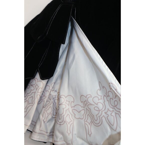NWT Delusion Anime Black Nier Automata Lolita Dress M Velvet Cosplay Whimsygoth - Picture 9 of 15